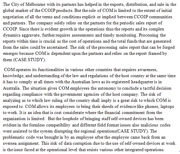 INF30020 Information Systems Risk & Security Case Study Assignment Sample
