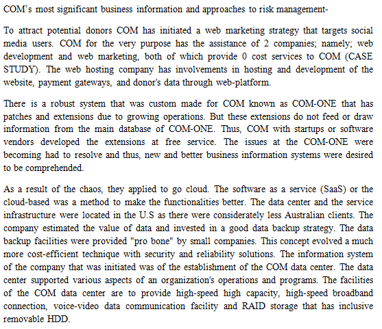 senior management case study