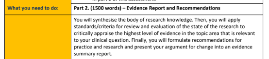 HLSC122 assessment answer
