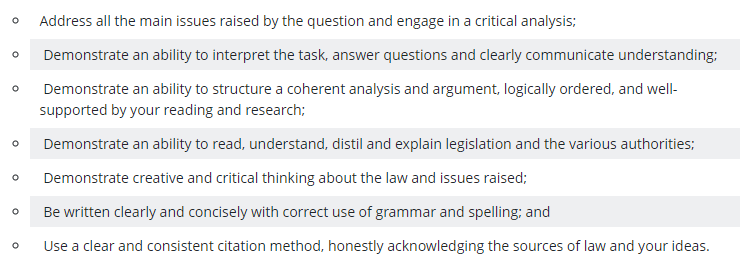 70109 evidence law essay question