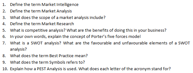 BSBMKG512 marketing intelligence assignment sample