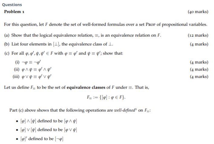 COMP9020 assignment question