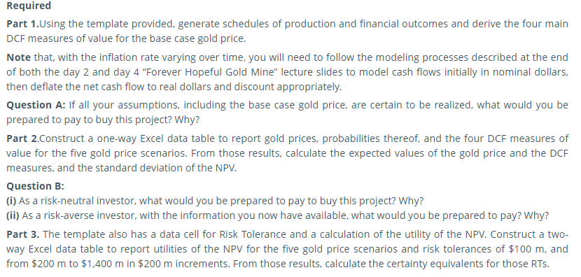 Gold prices Case Study Sample 3