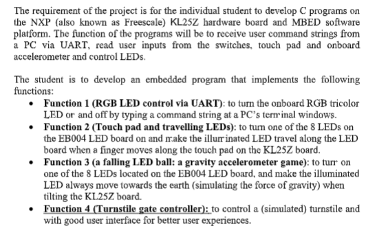 KD7019 embedded assignment sample