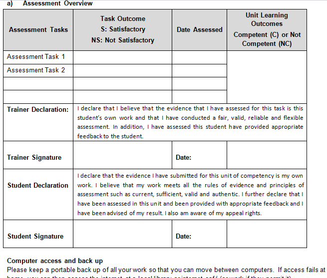 applied communications assignment overview
