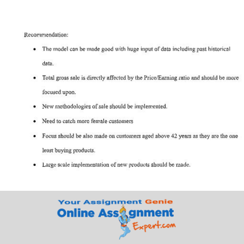 correlation assignment solution