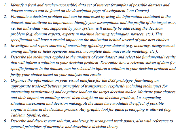 decision theory assignment sample
