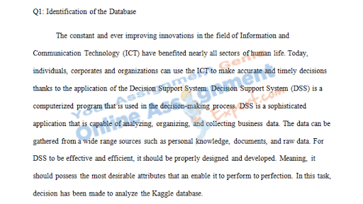 decision theory assignment solution