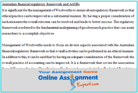 financial reporting assignment answer