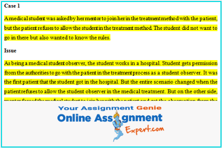 gynaecology assignment answer