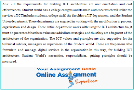 internet technology assignment answer