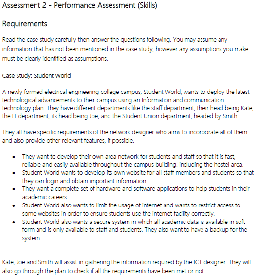 internet technology assignment help