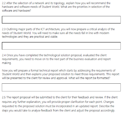 internet technology assignment sample