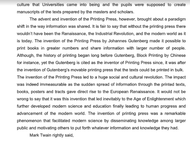 journalism assignment sample