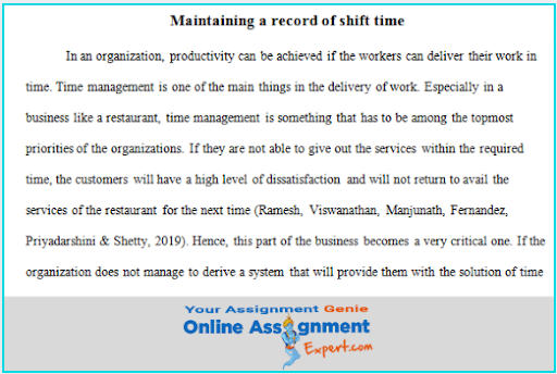 management assignment answer