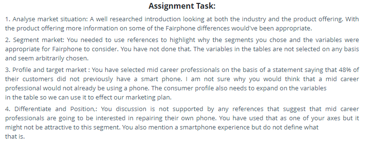 marketing fundamental assignment help