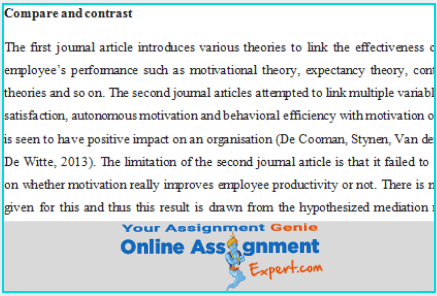 motivation assignment sample