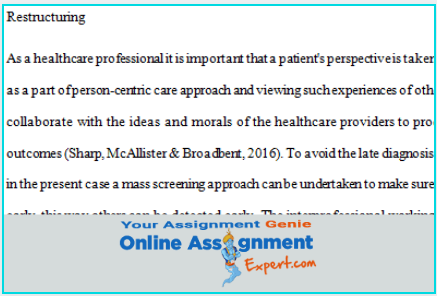oncology assessment answer