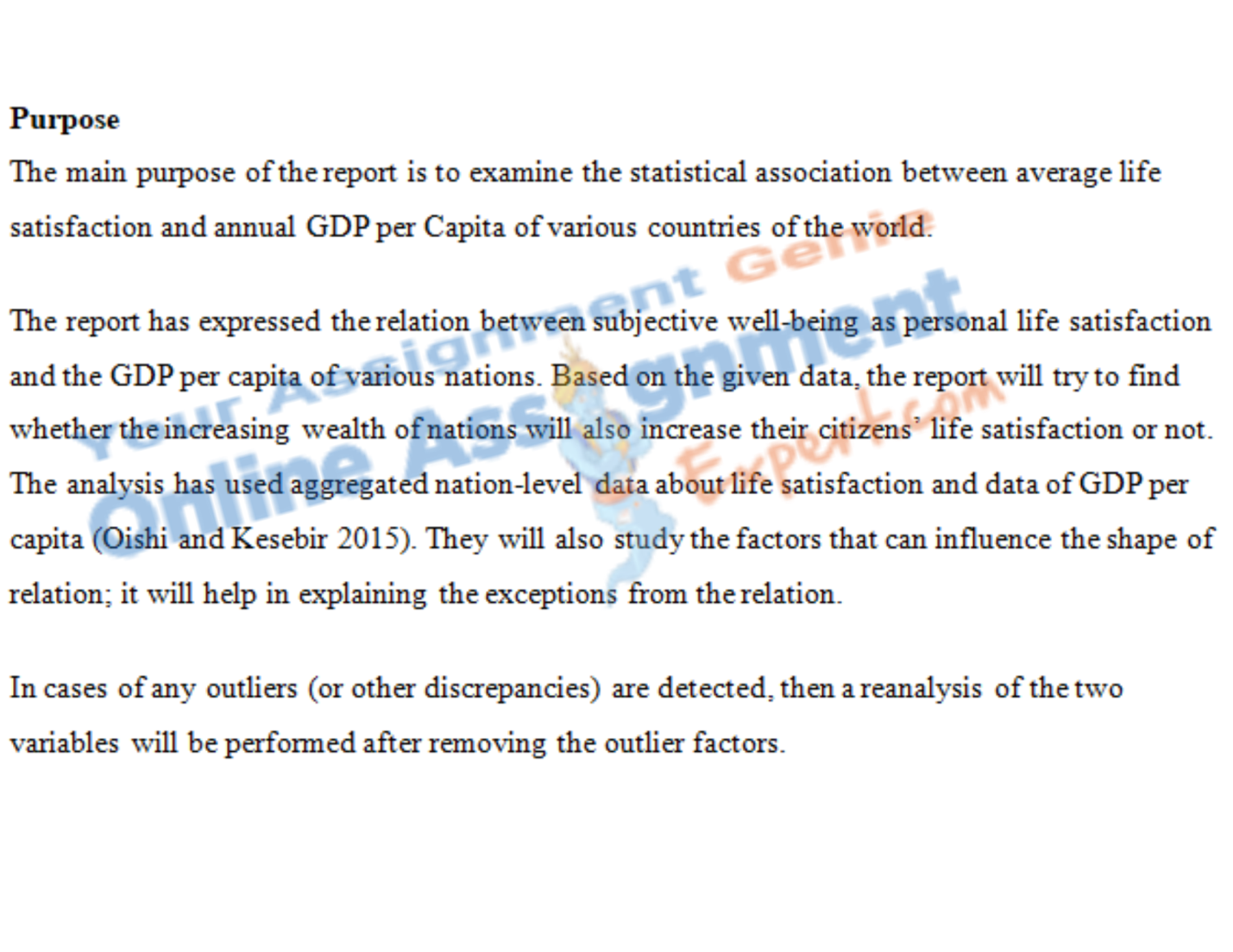 quantitative analysis assignment help sample