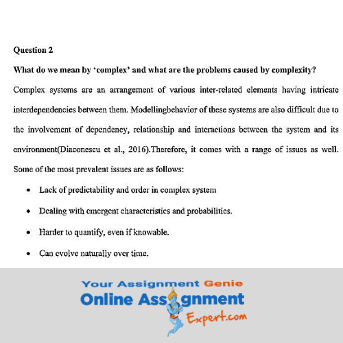 software architecture assignment sample