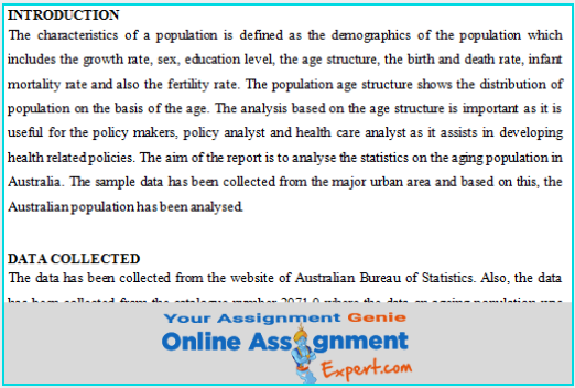 statistical analysis assignment solution