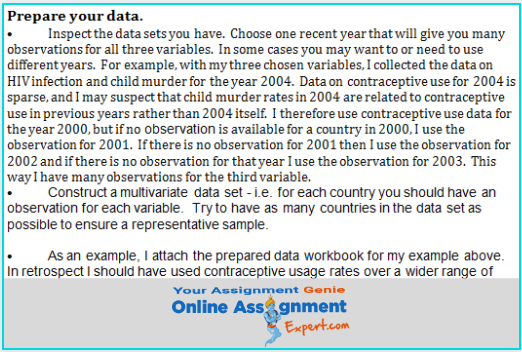 statistics assignment solution