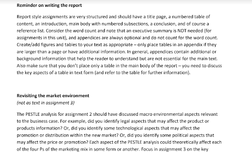 stpd marketing assignment question