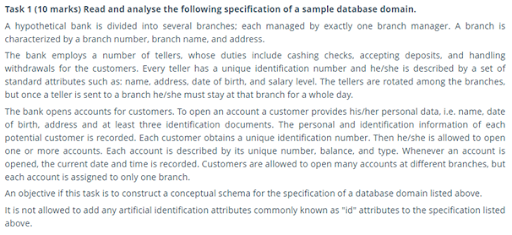 task 1 of data management assignment