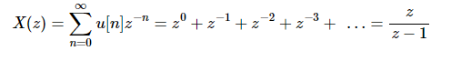 z transform assignment equation sample