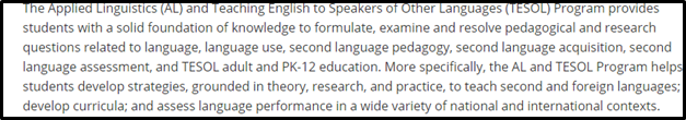 Applied Linguistics and TESOL Assignment Help 1