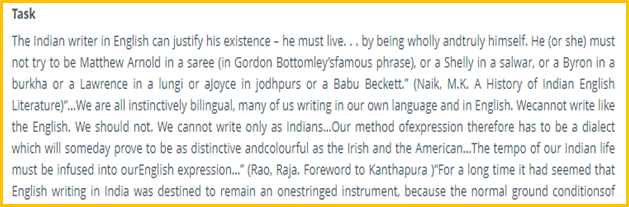 Epic Literature  Task