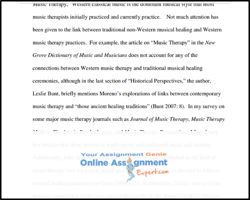 Ethnomusicology Assignment Help 4