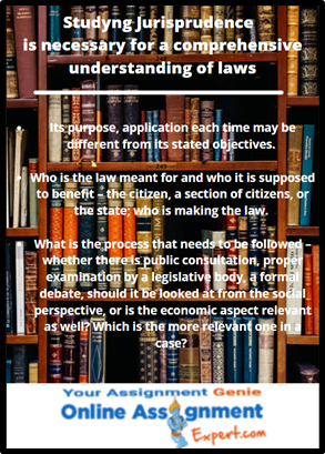 Jurisprudence Assignment Help