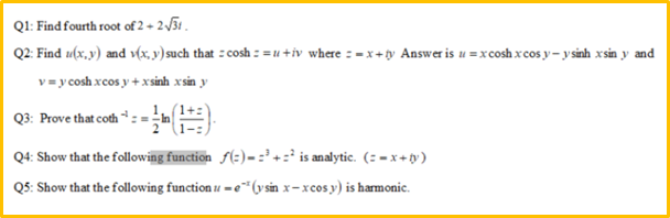 Maths Questions Solving