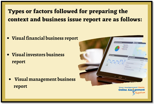 Context And Business Issue Report Writing Help