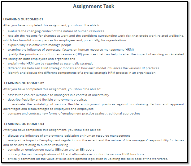 HR e Portfolio Assignment Help 1