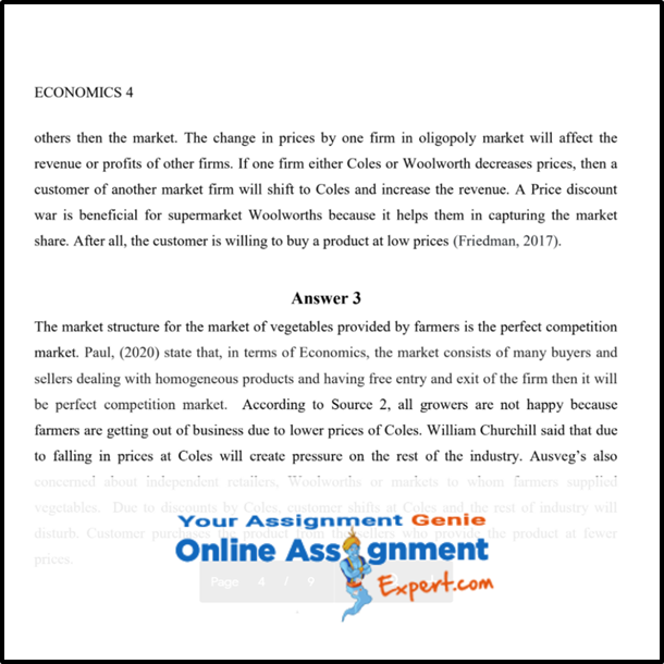 ECOM4000 Microeconomics and Macroeconomics Assignments Sample