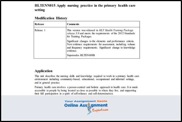 HLTENN015 Assessment Expert