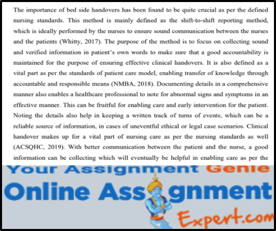 Nursing Assignment Sample Help