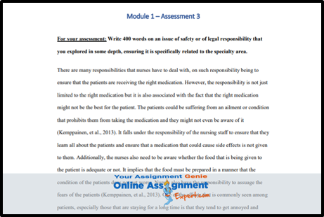 Nursing Assignment Sample Solution