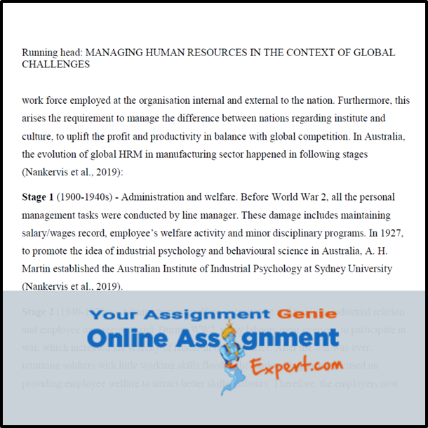 The Age of Globalisation Assignment Sample