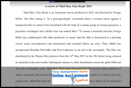 Media Assignment Solution Canada