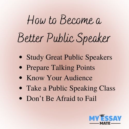 How to Become a Better Public Speaker
