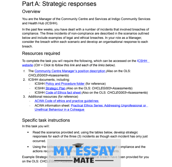 Nursing Assignment Sample Overview CHC52015